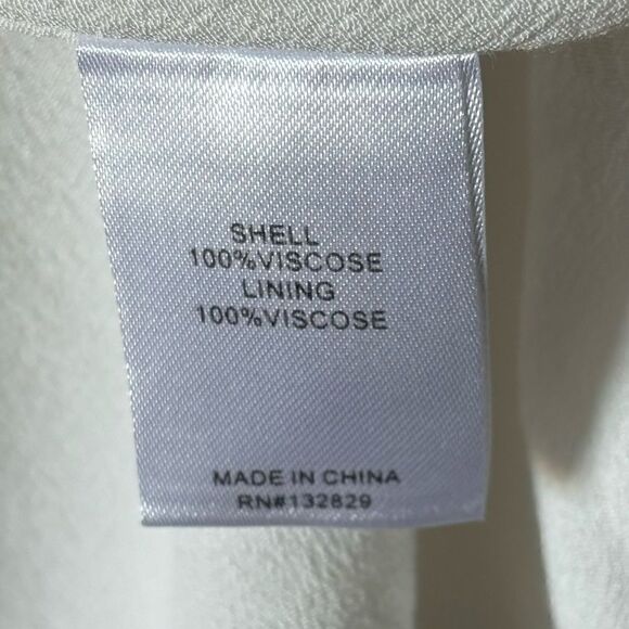 Lovers + Friends Maggie  Mini White Black Dress Blouse Polka Dot Wrap  Size S - Picture 6 of 11